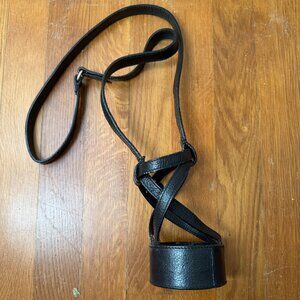 Sak's 5th Ave Leather Water Bottle Holder